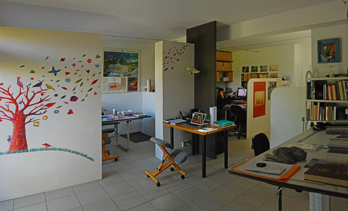 Interno della sede di Castelletti Grafica Immagine